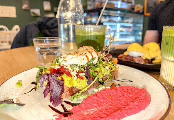 Enjoy $50 Towards Breakfast, Brunch or Lunch for Two People at TRA Coffee