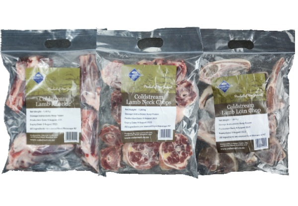 Frozen Coldstream Lamb - Three Options Available - North Island Urban Delivery Only