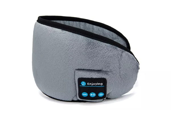 Bluetooth Headphone Sleeping Eyemask - Two Colours Available & Option for Two-Pack