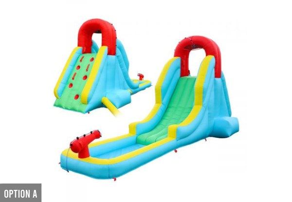Inflatable Jumping Castle with Slip & Slide - Two Options Available