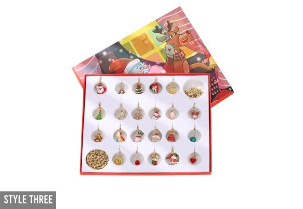 Christmas Advent Charm Calendar - Three Styles Available & Option for Two