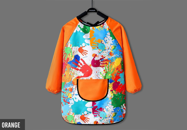 Children's Painting Apron - Three Colours Available & Option for Four Sizes