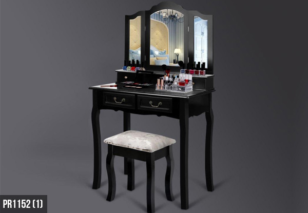 Dressing Table with Stool - Five Styles Available