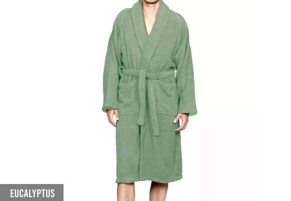 Renee Taylor Chalet Quick Dry Terry Cotton Bath Robe - Three Colours Available