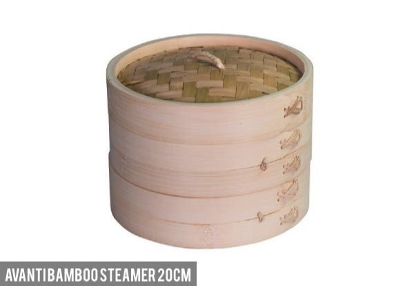 Avanti Bamboo Steamer Range - Three Sizes Available