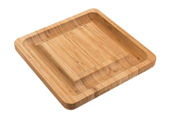 Yael Bamboo Cheese Board & Cheese Knife