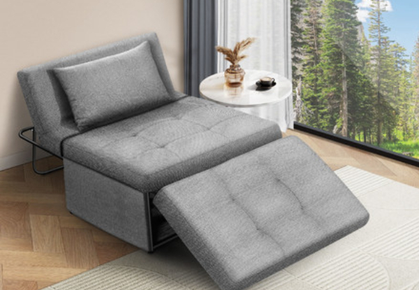 Four-in-One Single Sofa Bed with Adjustable Backrest