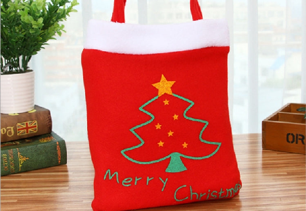 Christmas Flannel Gift Bag