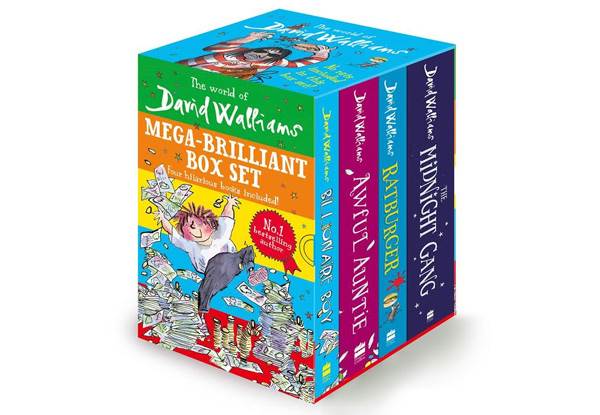 David Walliams Mega Brilliant Four-Book Box Set