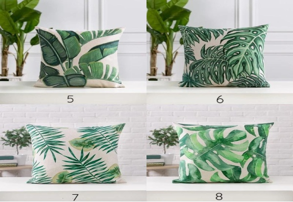 Tropical Plant Cushion Cover - 12 Designs Available