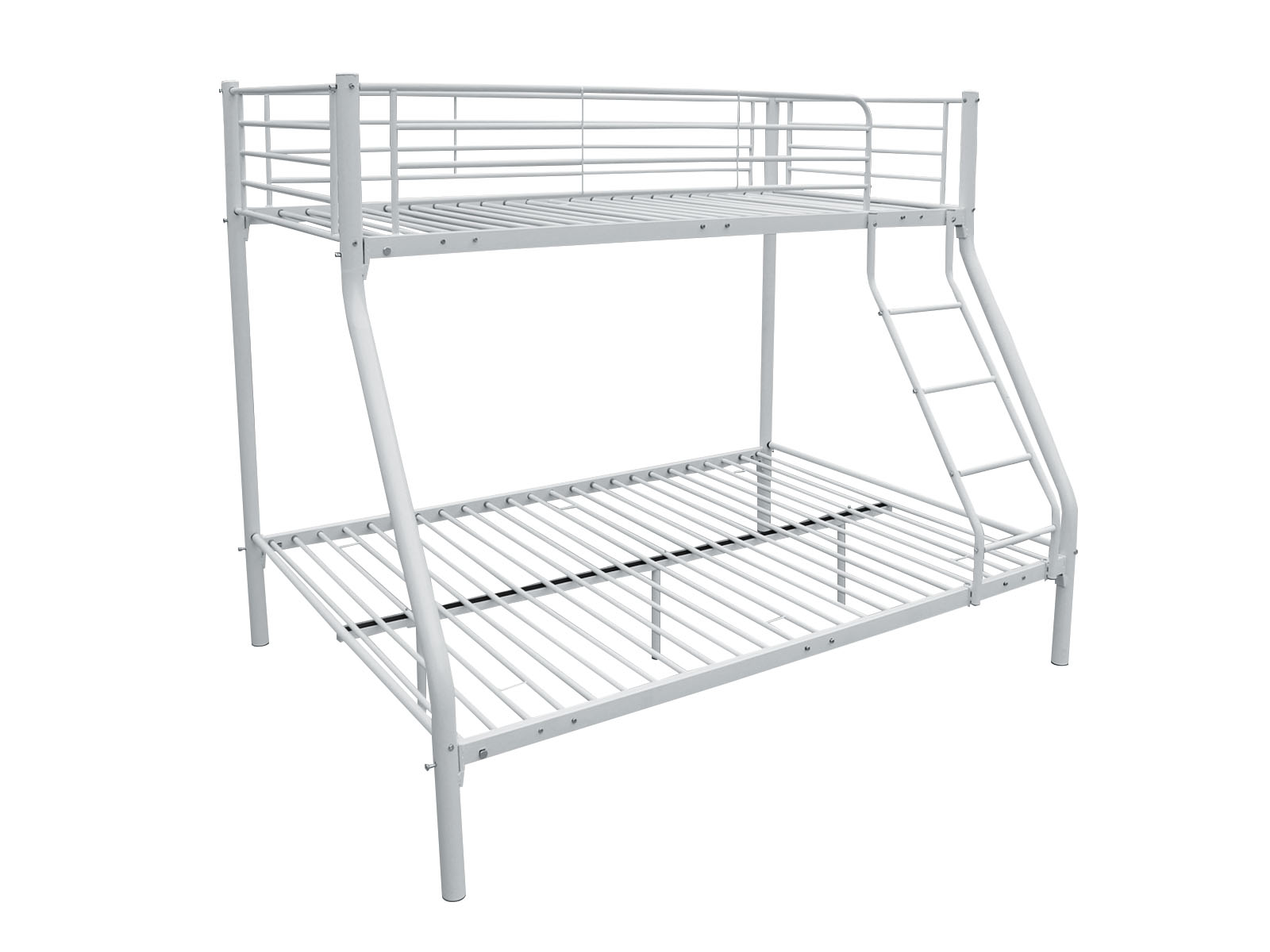 Triple Bunk Bed Metal in White
