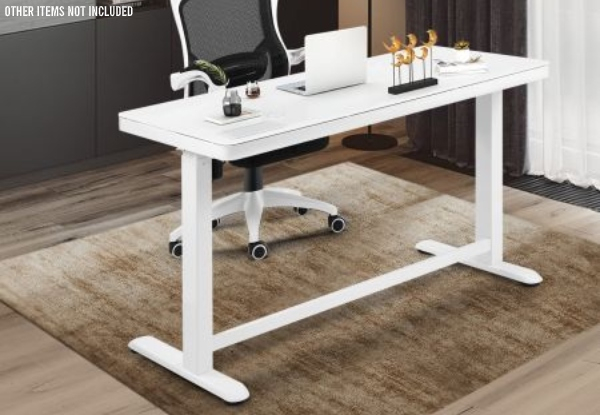 Electric Motorised Height-Adjustable Standing Office Desk - Two Colours Available