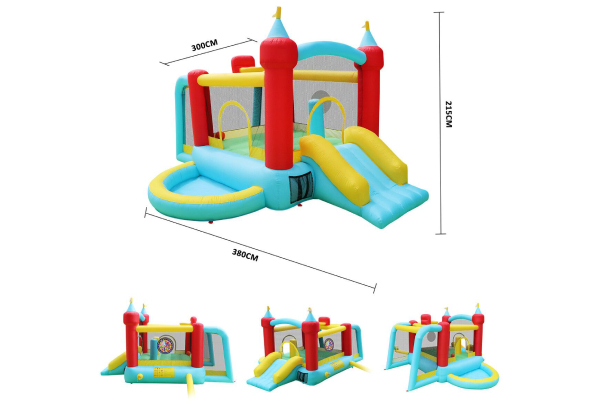 Kids Inflatable Bouncy Castle & Water Slide