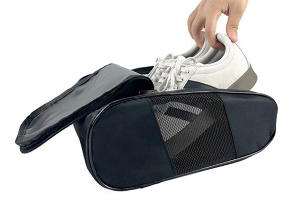 Golf Shoe Bag with Side Accessory Pocket - Option for Two-Piece