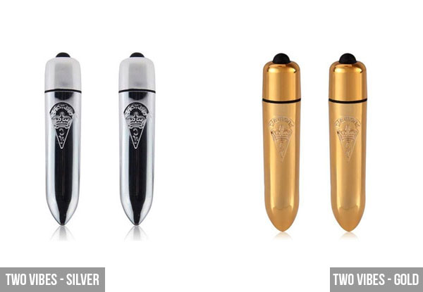 Metallic Mini Bullet Vibe with Options for Two - Four Colours Available