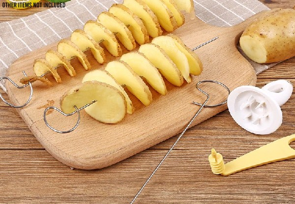 Stainless Steel Potato Twister Spiral Cutter - Option for Two