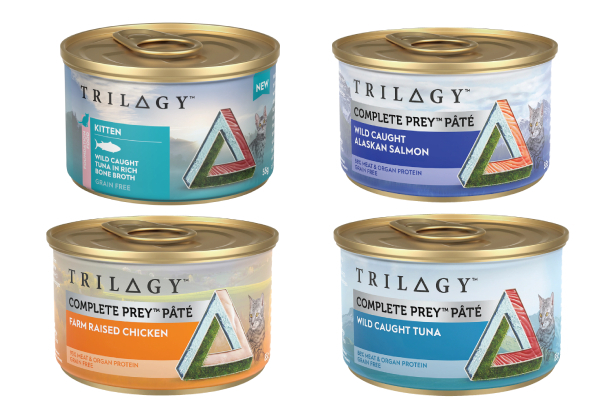 24-Pack of Trilogy Wet Kitten & Cat Food - Four Variants available