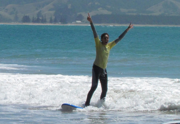 $40 for an Adults' or Kids' Two-Hour Surf Lesson incl. Board & Wetsuit Hire on Tutukaka Coast or $80 for Two People (value up to $160)