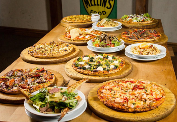 $40 Gourmet Pizzeria Food & Beverage Voucher - Options for up to Six People, Ferrymead Location