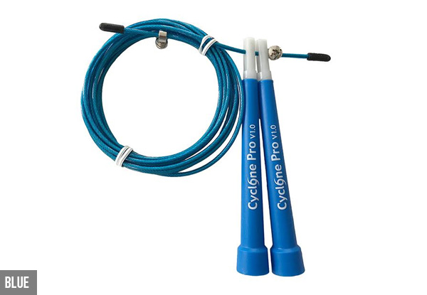 Speed Skipping Rope with Training Guide - Eight Colours Available