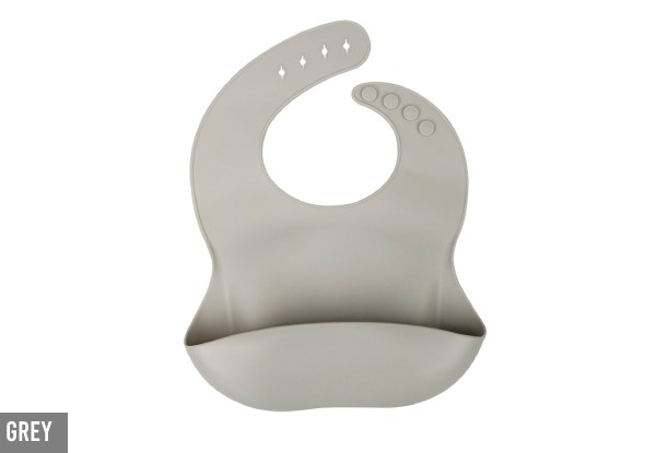 Silicone Bibs for Kids - Five Colours Available