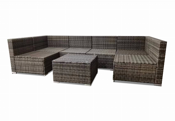 Lita Seven-Piece Outdoor Lounge Set - Two Colours Available