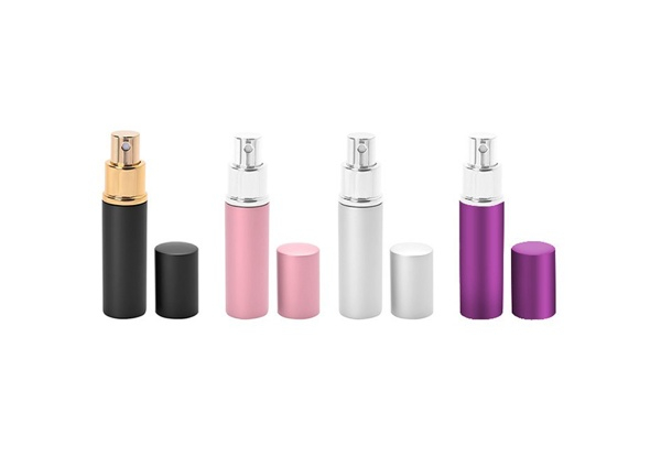 Four-Piece 10ml Refillable Perfume Bottle Set - Option for Two-Set