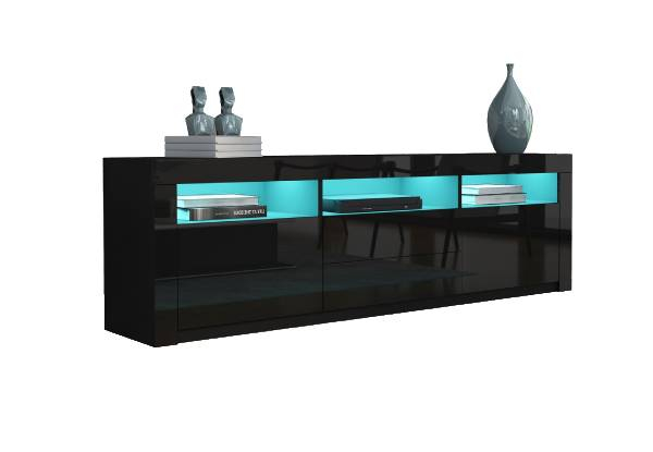 Modern High Gloss LED TV Stand Cabinet