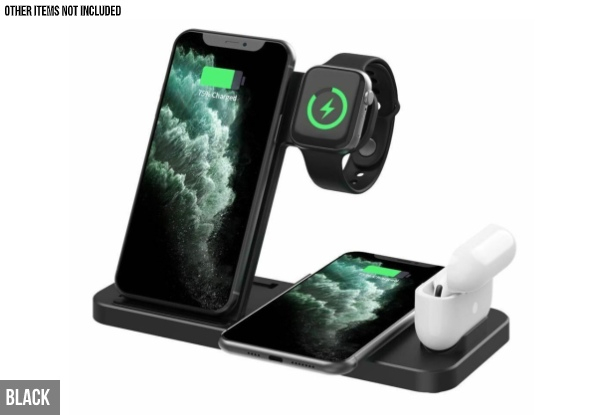 Fast Four-in-One Wireless Charger - Two Colours Available