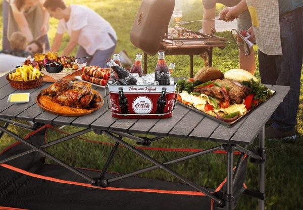 Portable Camping Table with Storage Carry Bag - Two Sizes Available