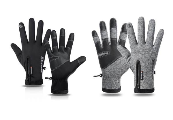 Windproof Winter Gloves - Two Colours & Four Sizes Available