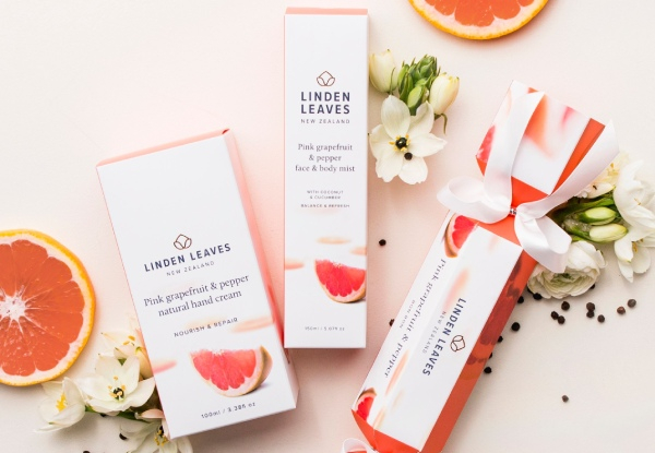 Linden Leaves Hand, Face & Body Set - Three Fragrance Options Available