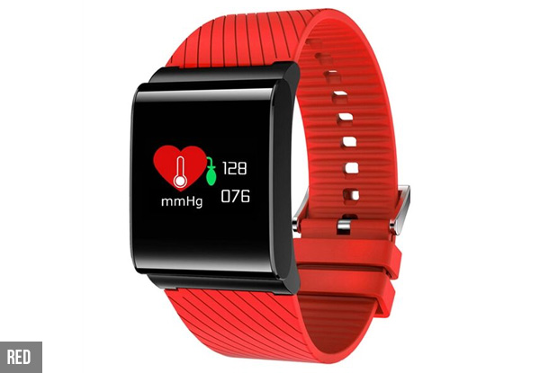 Colourful Display Heart Rate, Blood Pressure & Blood Oxygen Detection Fitness Tracker - Three Colours Available
