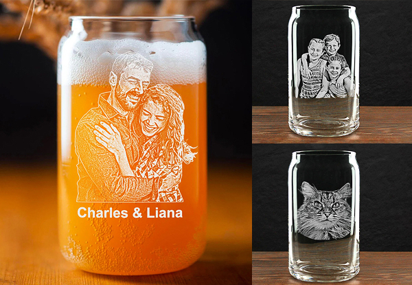 Personalised Glass with Photo