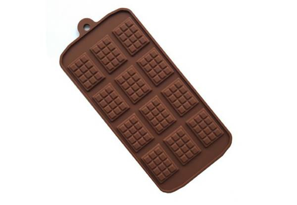 12-Hole Chocolate Silicone Mould - Option for Two-Pack