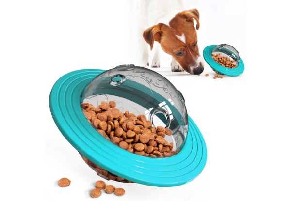 UFO Frisbee Feeder for Dogs - Two Colours Available