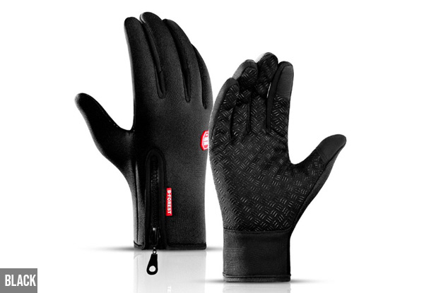 Winter Warm Touch Screen Gloves - Four Colours & Two Sizes Available