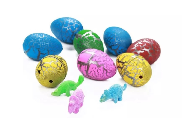 Set of Six Magic Hatching Dino Eggs - Option for 12-Pack
