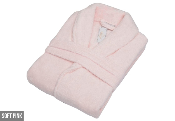 100% Egyptian Cotton Bath Robe - Two Sizes & Five Colours Available