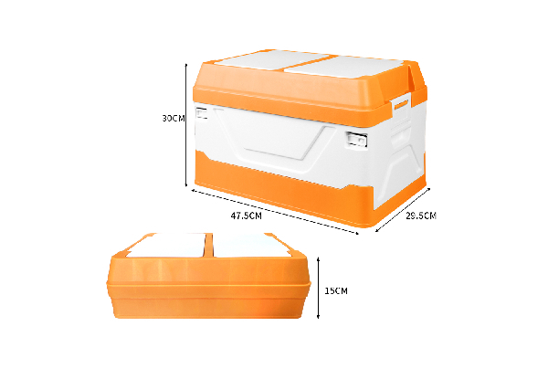 Two-Layer Foldable Car Boot Organiser