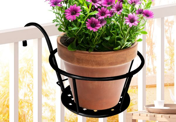 Levede Hanging Pot Plant Stand - Available in Two Colours & Two Options