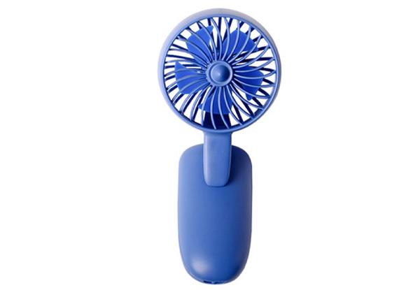 Mini Handheld Fan with Clip - Three Colours Available & Option for Two-Pack