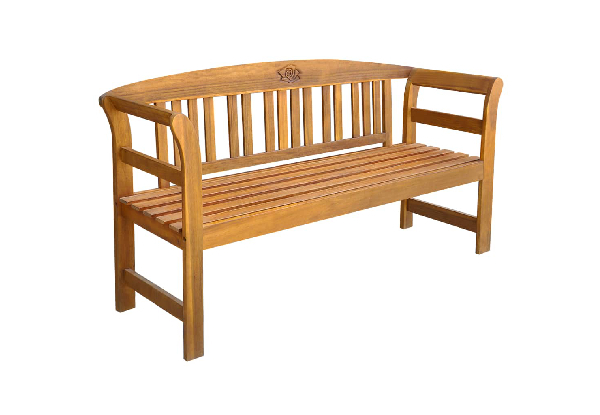 157cm Solid Acacia Wood Garden Bench