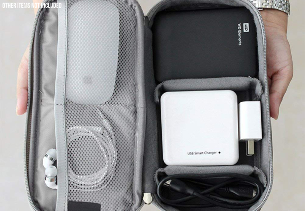 Electronics Organiser Travel Carry Bag - Option for Two