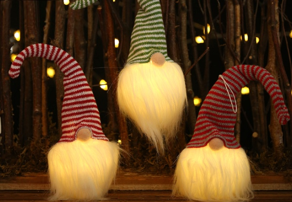 Elf Dolls Lamp - Three Colours Available & Option for Two or Three-Pack