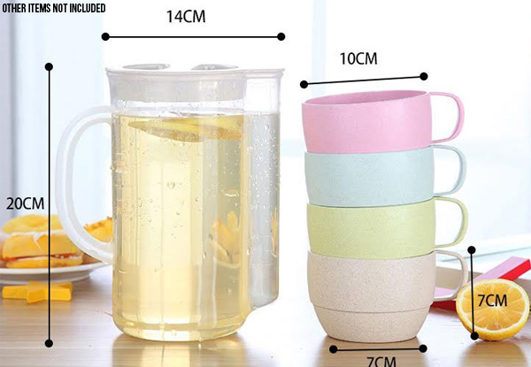 Biodegradable Water Jug & Cups Set