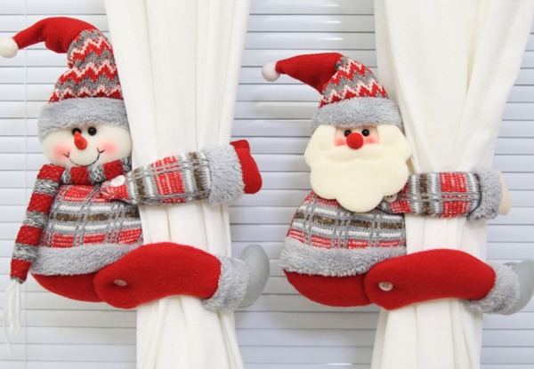 Christmas Creative Curtain Clasp - Three Styles Available & Option for Two with Free Delivery