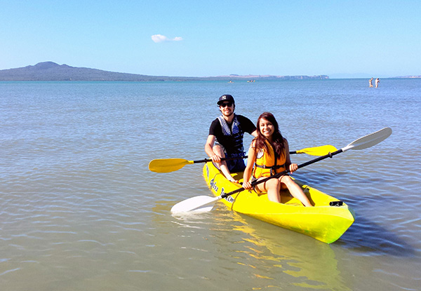 One Hour Kayak Hire for Two - Options for Single or Double Kayak Hire