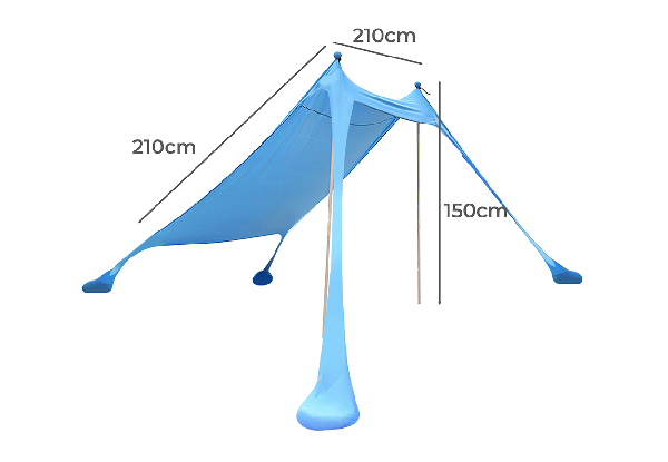 Portable Outdoor Two-Four Person Sun Shade Canopy