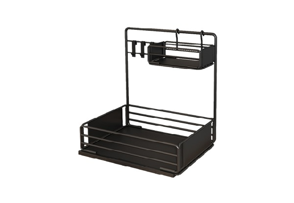Kitchen Sink Storage Sliding Rack - Two Colours Available